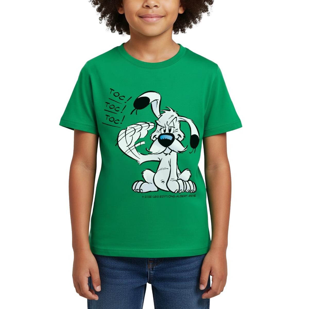 T-Shirt Asterix & Obelix Idefix Klopft Toc Toc Toc Kinder T-Shirt