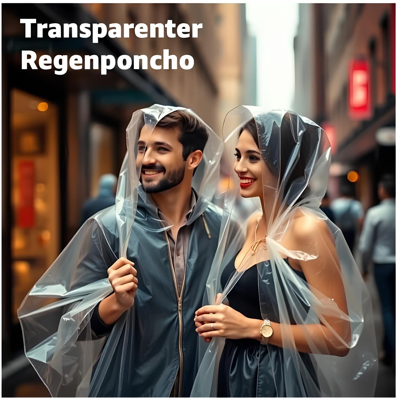 Outdoorn Regenponcho 6x Einweg Regenjacke & Regenponcho mit Kaputze - Einma günstig online kaufen