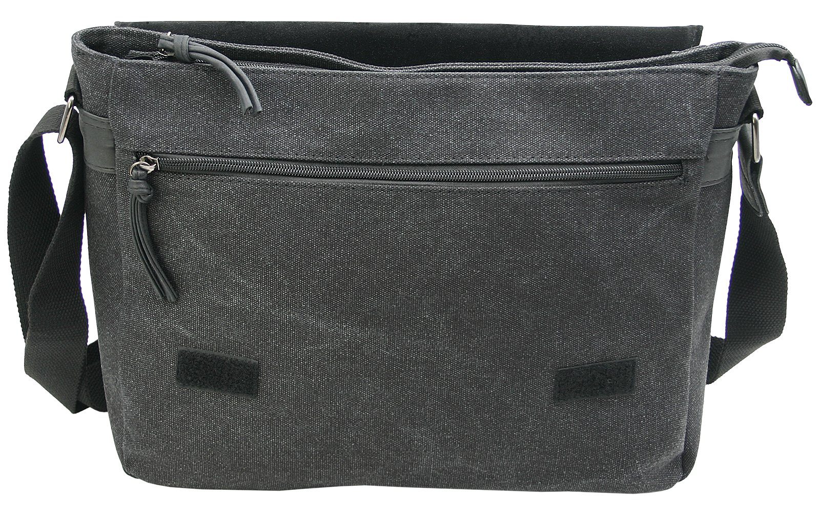 J JONES JENNIFER JONES Schultertasche Umhängetasche aus Canvas - Messenger Bag in 3 Größen
