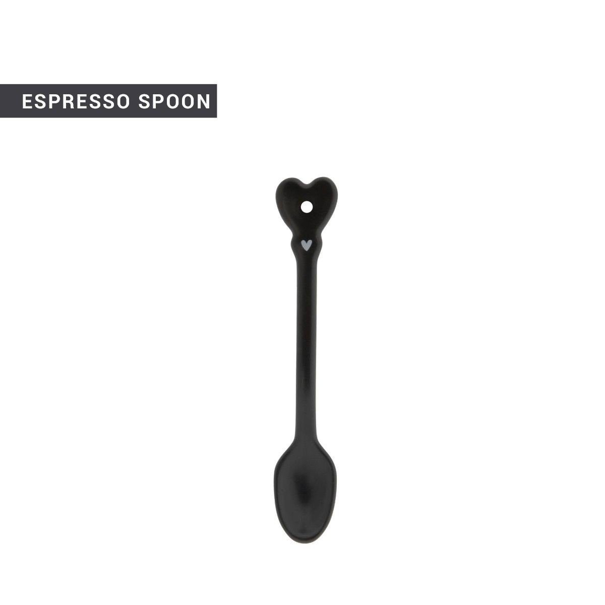 Bastion Collections Keramik Espressotasse, H:10cm Schwarz Keramik