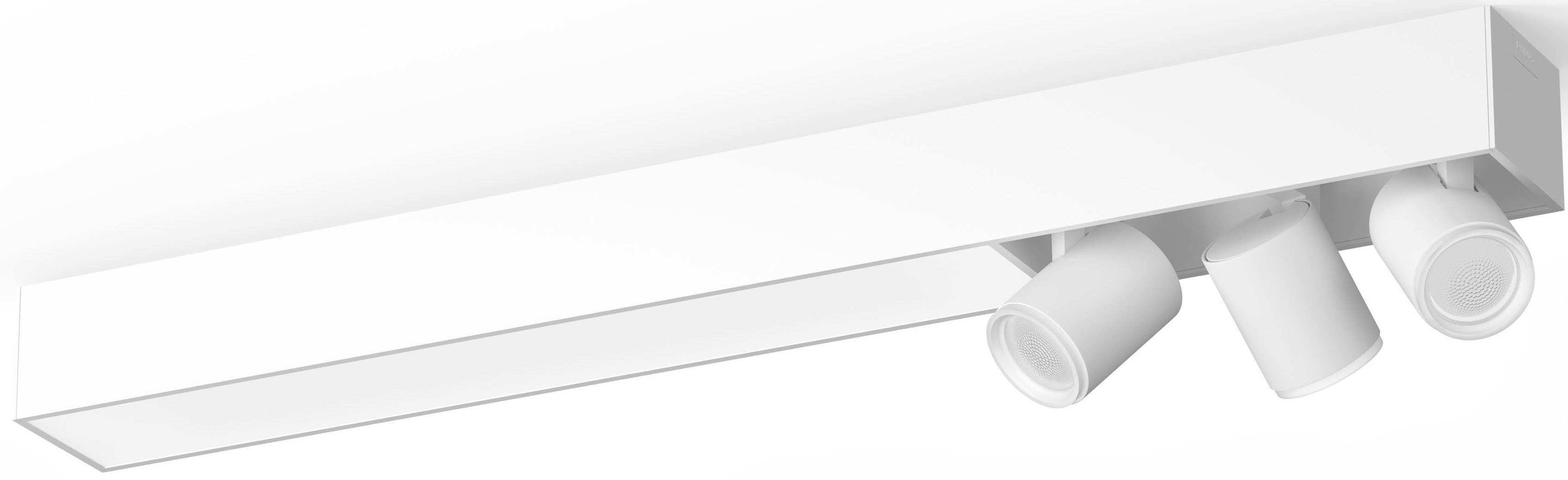 Philips Hue LED Deckenspot Hue Steuerbar Lampen der anpassbar, Bluetooth App, per Lampeneinstellungen Hue mit wechselbar, einzeln LED Farbwechsler, Centris, Individ. oder Bridge