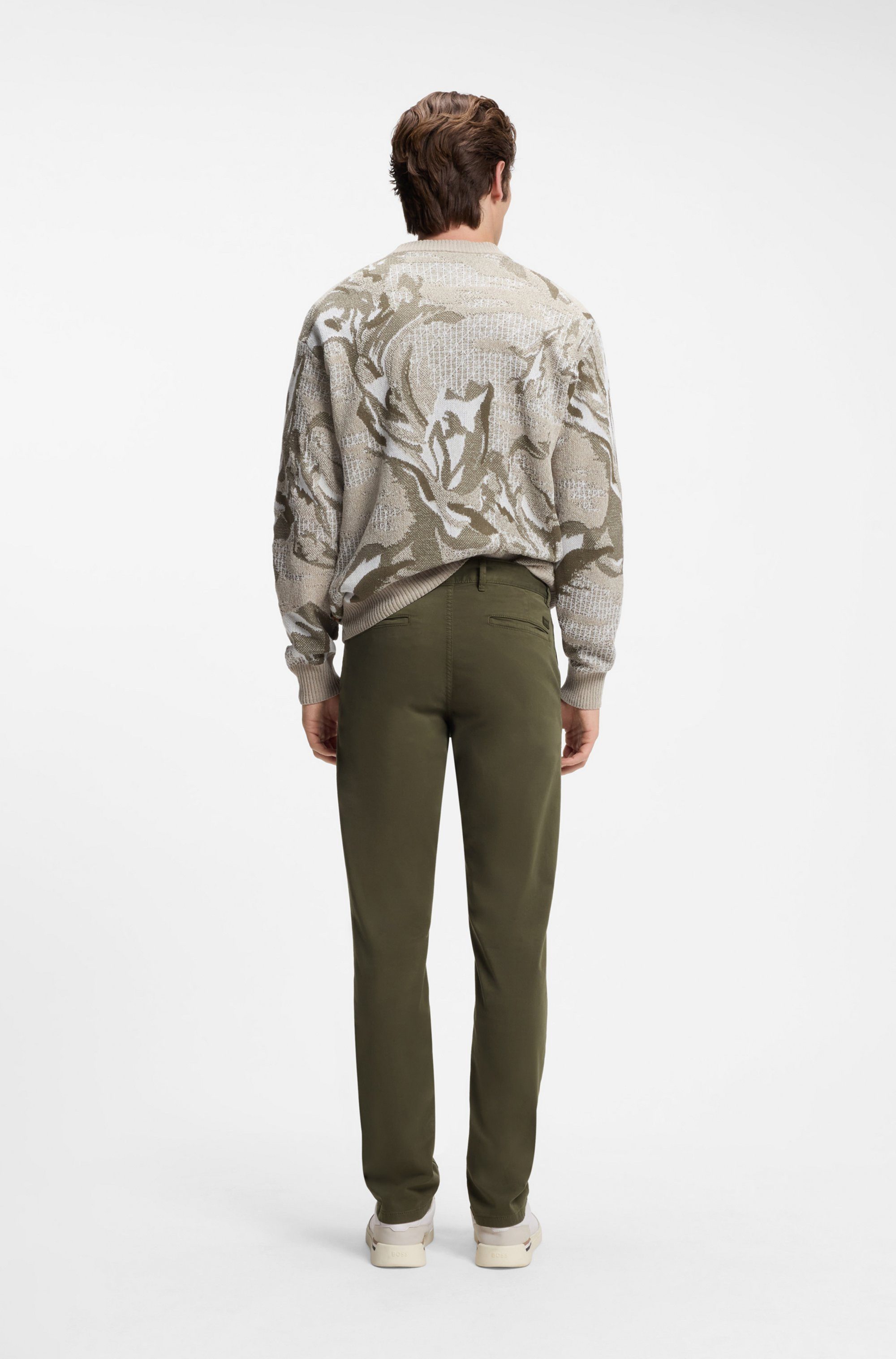 BOSS ORANGE Chinohose slim mit Gesäßtaschen