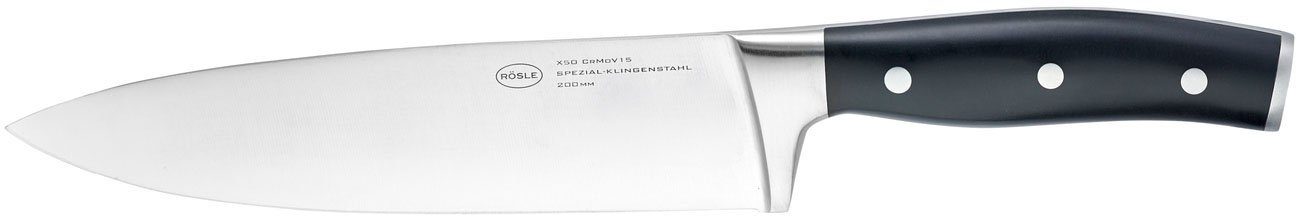 RÖSLE Поварские ножи Tradition, Küchenmesser für Fleisch, Fisch und Gemüse, Klingenspezialstahl