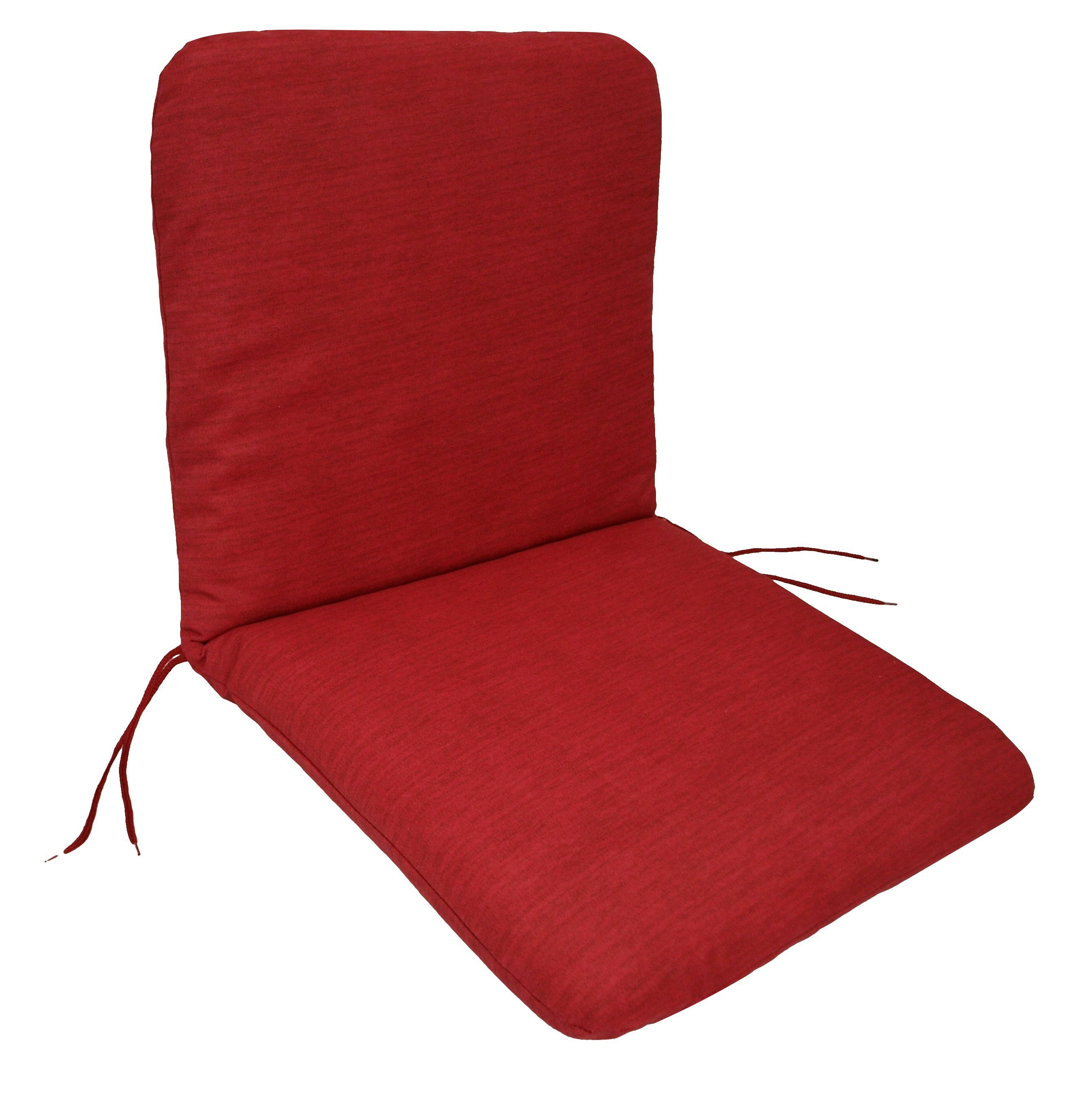 rot St), unifarben (1 Sesselauflage 45x88cm, TACOMA, DEGAMO