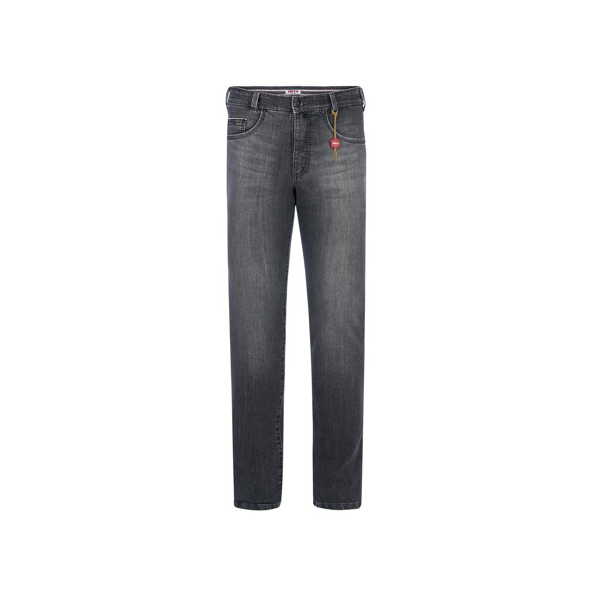 Joker Straight-Jeans grau regular (1-tlg) grey used buffies