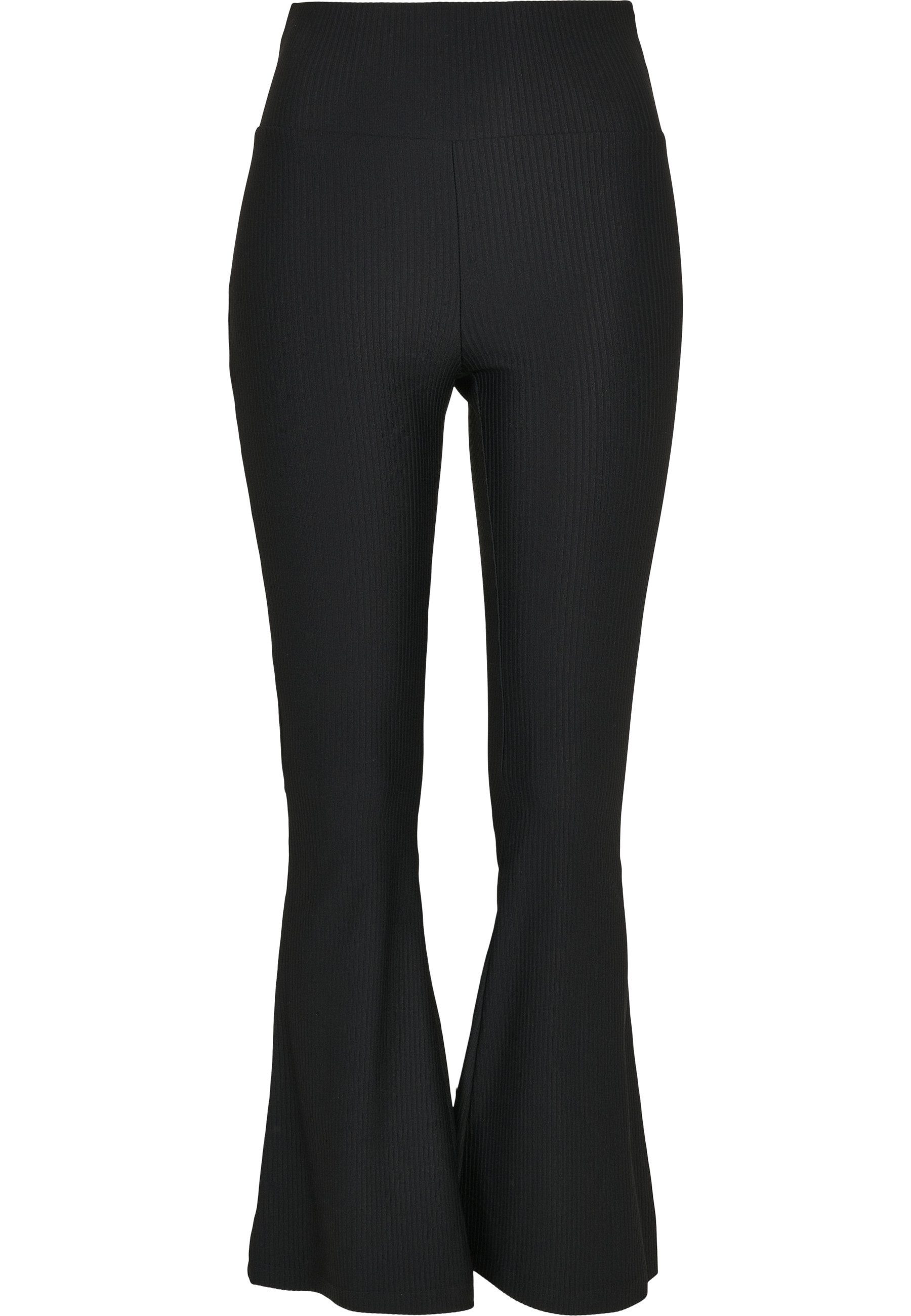 Leggings Urban Classics Damen Ladies High Waist Rib Boot Cut Leggings