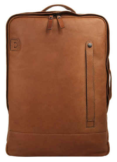 X-Zone Notebookrucksack, echt Leder