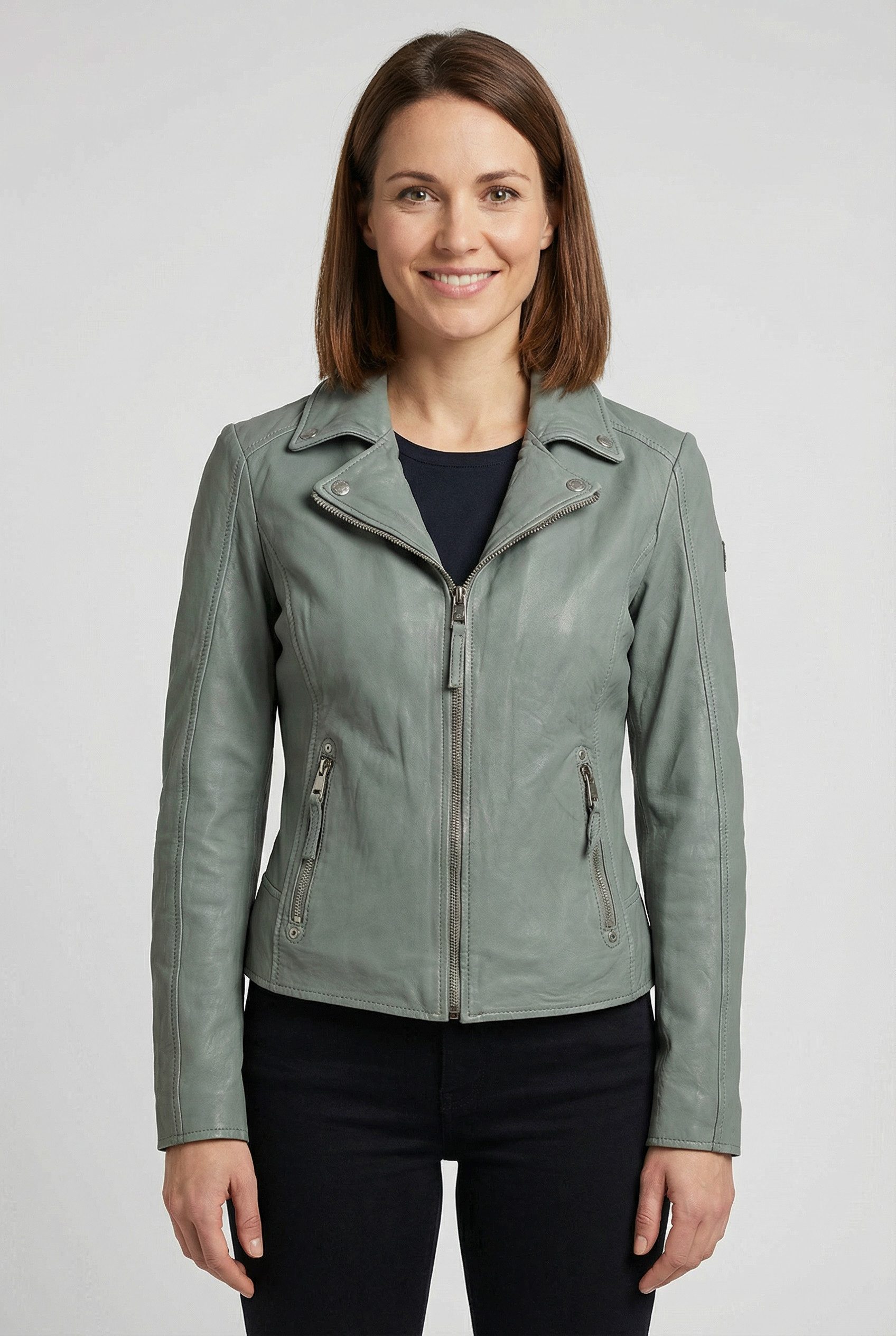 Mauritius Lederjacke MWBajah mit Reverskragen günstig online kaufen