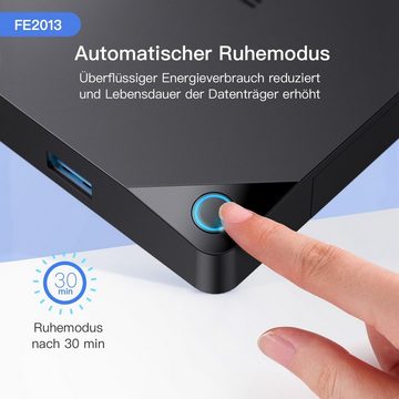 Inateck Festplatten-Gehäuse 2,5 Zoll USB 3.0 Externes HDD Gehäuse, UASP