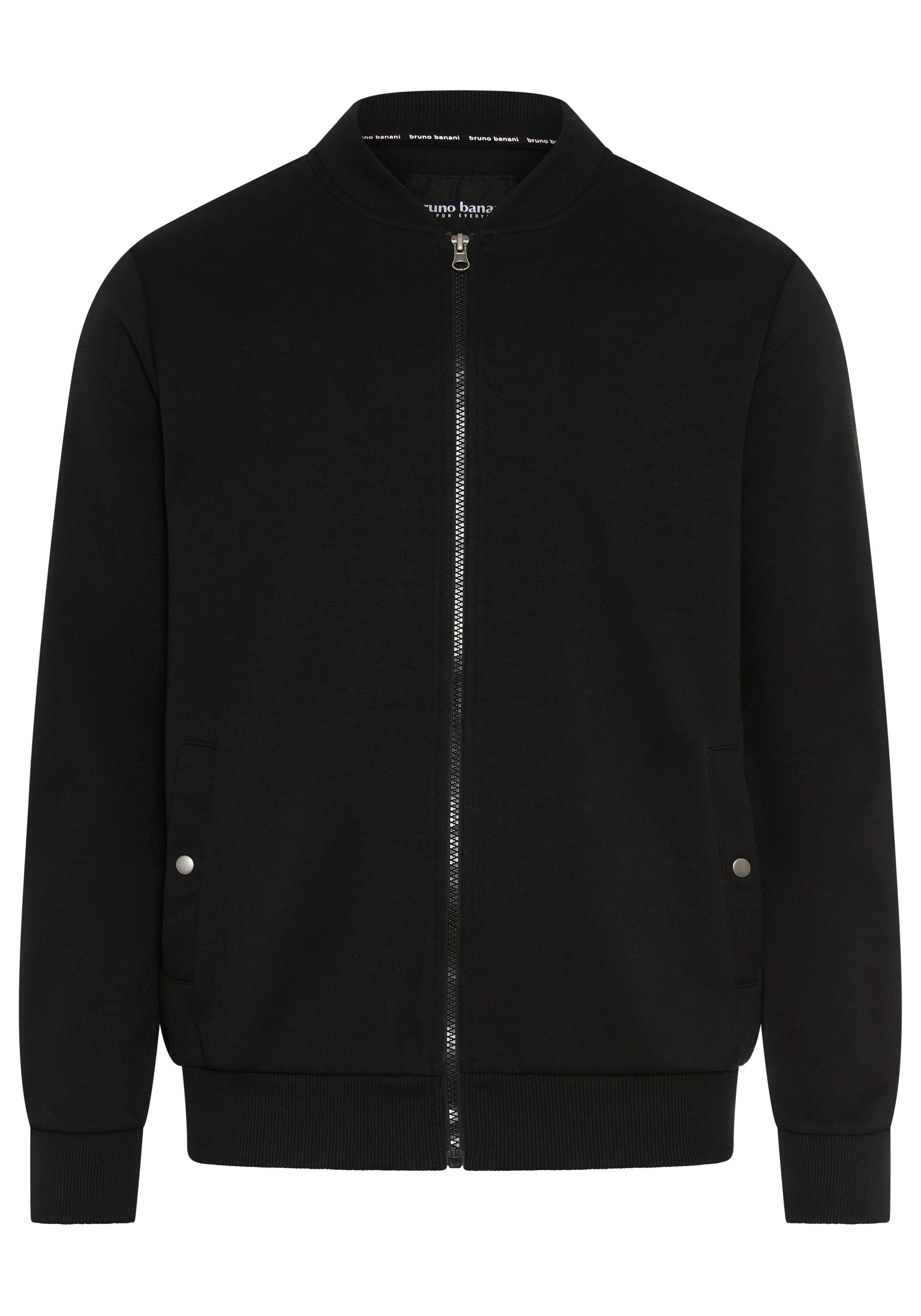 Bruno Banani Sweatjacke mit Stehkragen und Eingrifftaschen – Bild 5 von 5