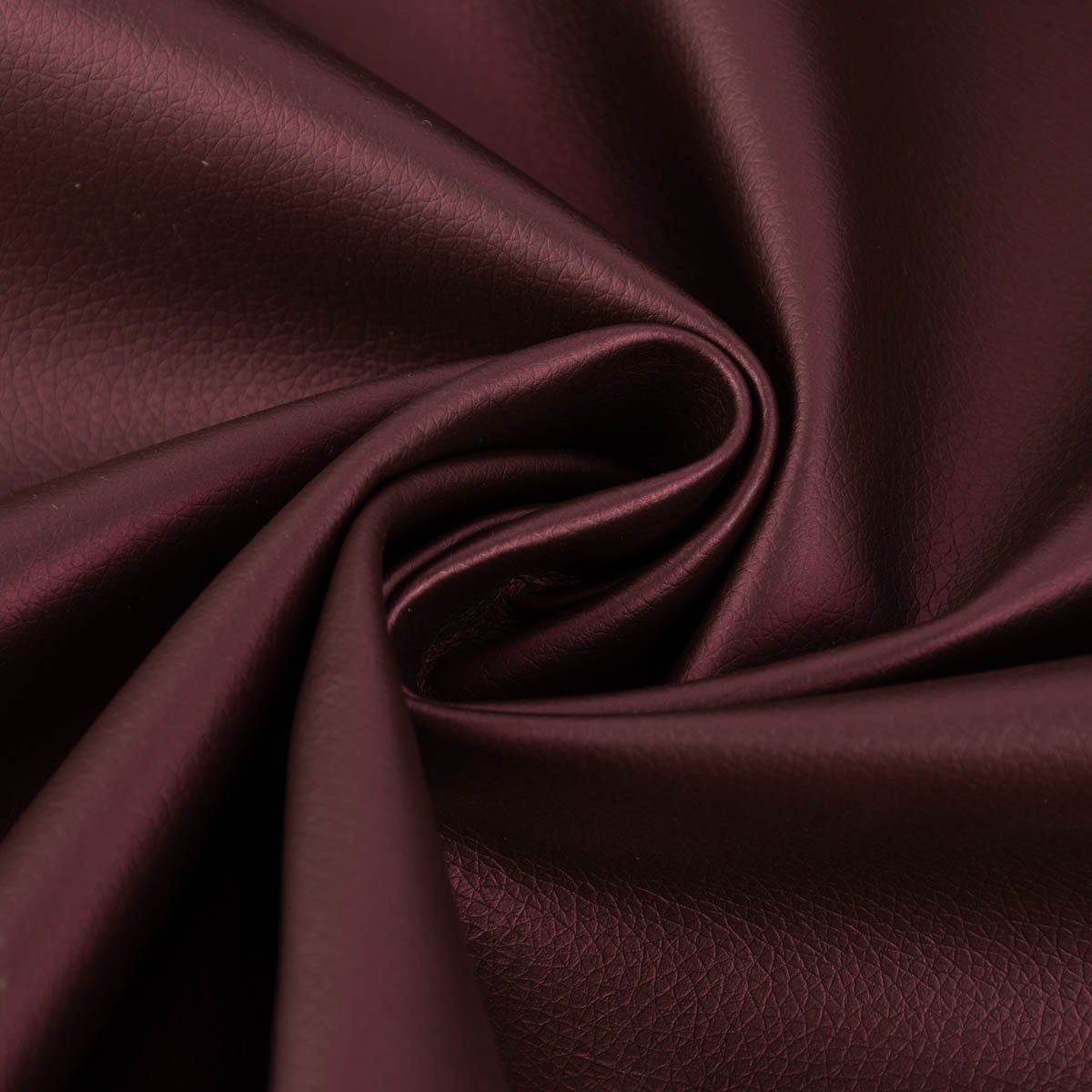 Stoff Kunstleder Polsterkunstleder Kreativleder Metallic Glanz aubergine 1,4