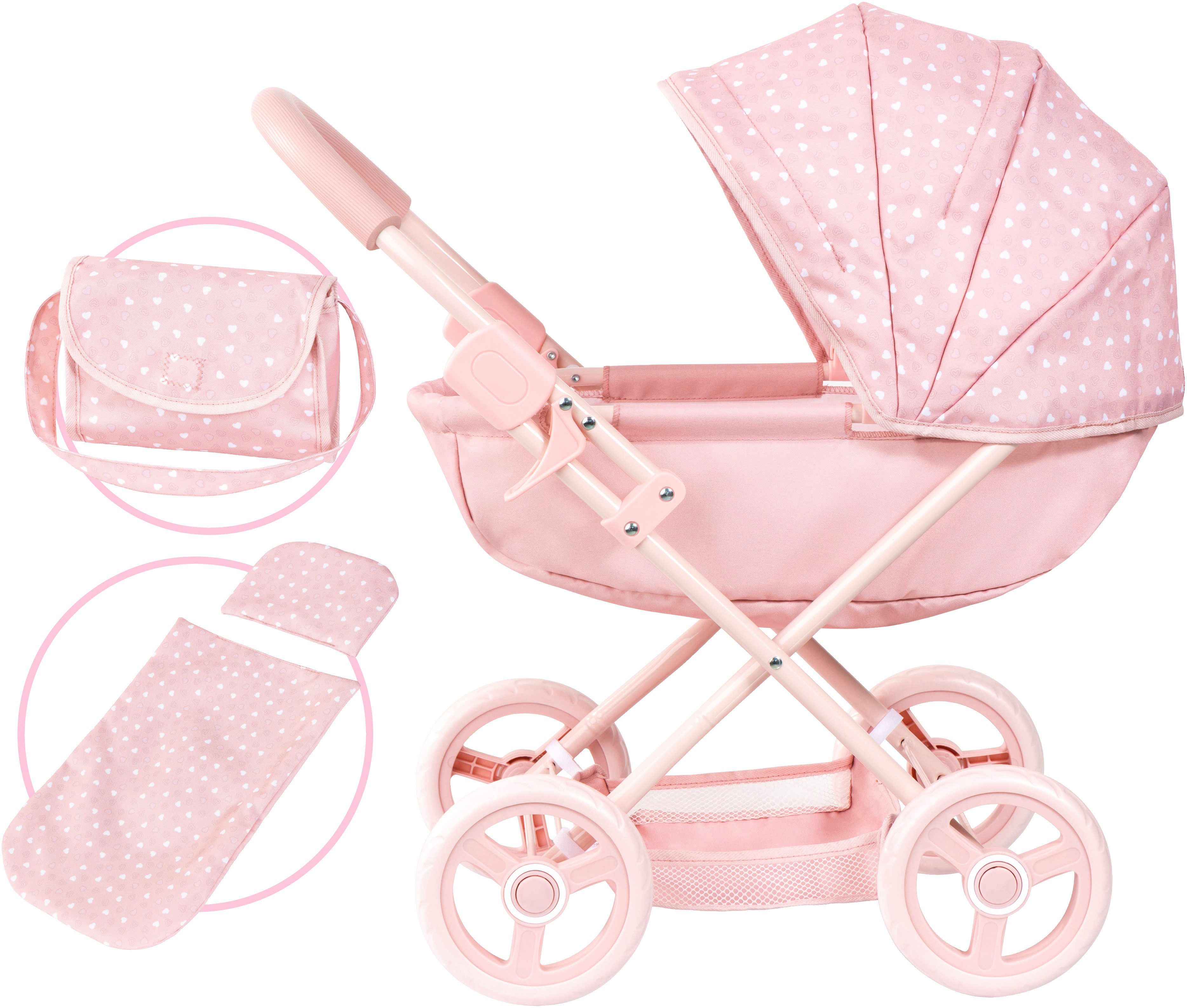 Bayer Puppenwagen Cosy, mit Wickeltasche