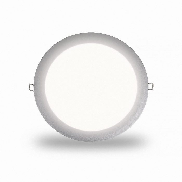 Mextronic Panel LED Einbaupanel rund dimmbar kaltweiß 1440LM 19W (S) Ø 250mm