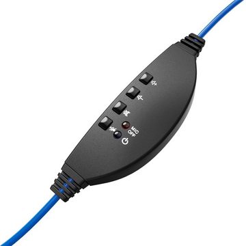 uRage Gaming-Headset "SoundZ 310" Gaming-Headset (flexibles Bügelmikrofon, Lautstärkeregler)