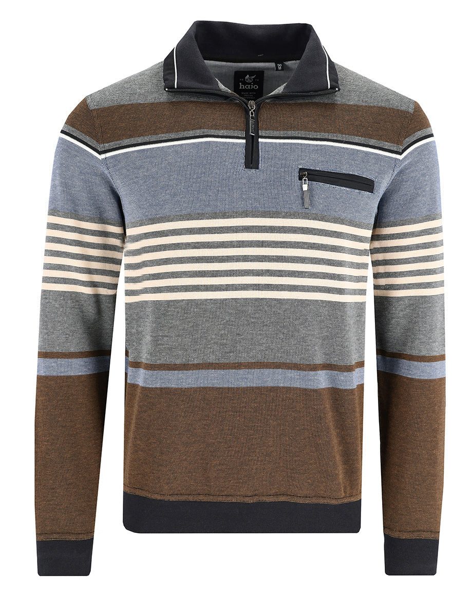 Hajo Sweatshirt Sweatshirt mit Zip und günstig online kaufen