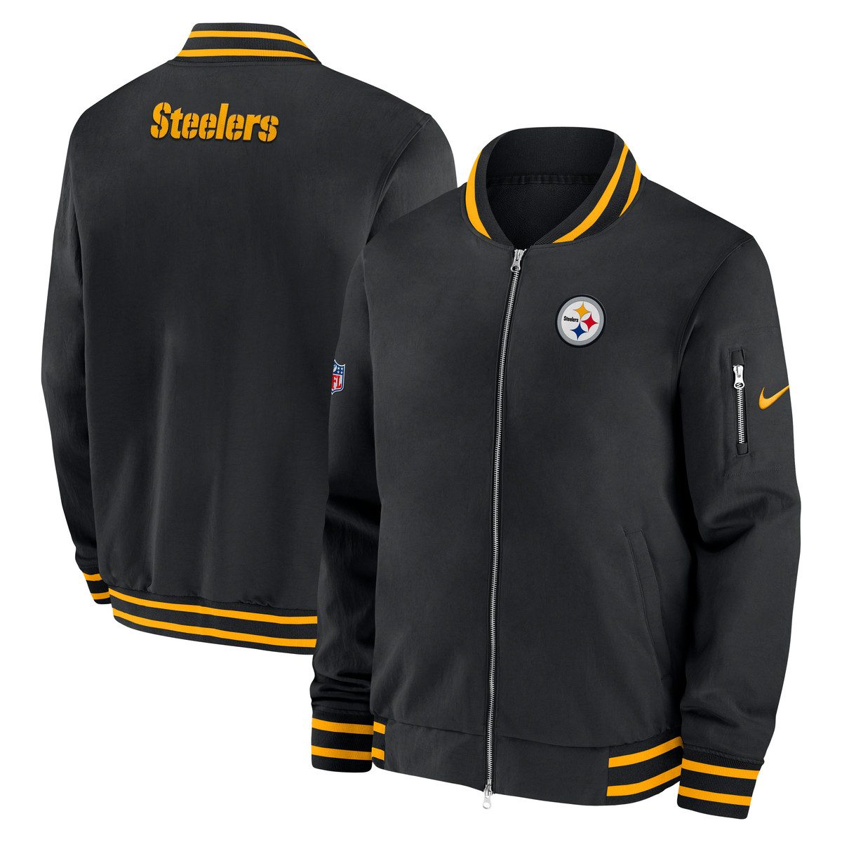 Nike Bomberjacke Nike Jacke Pittsburgh Steelers Nike Bomber günstig online kaufen