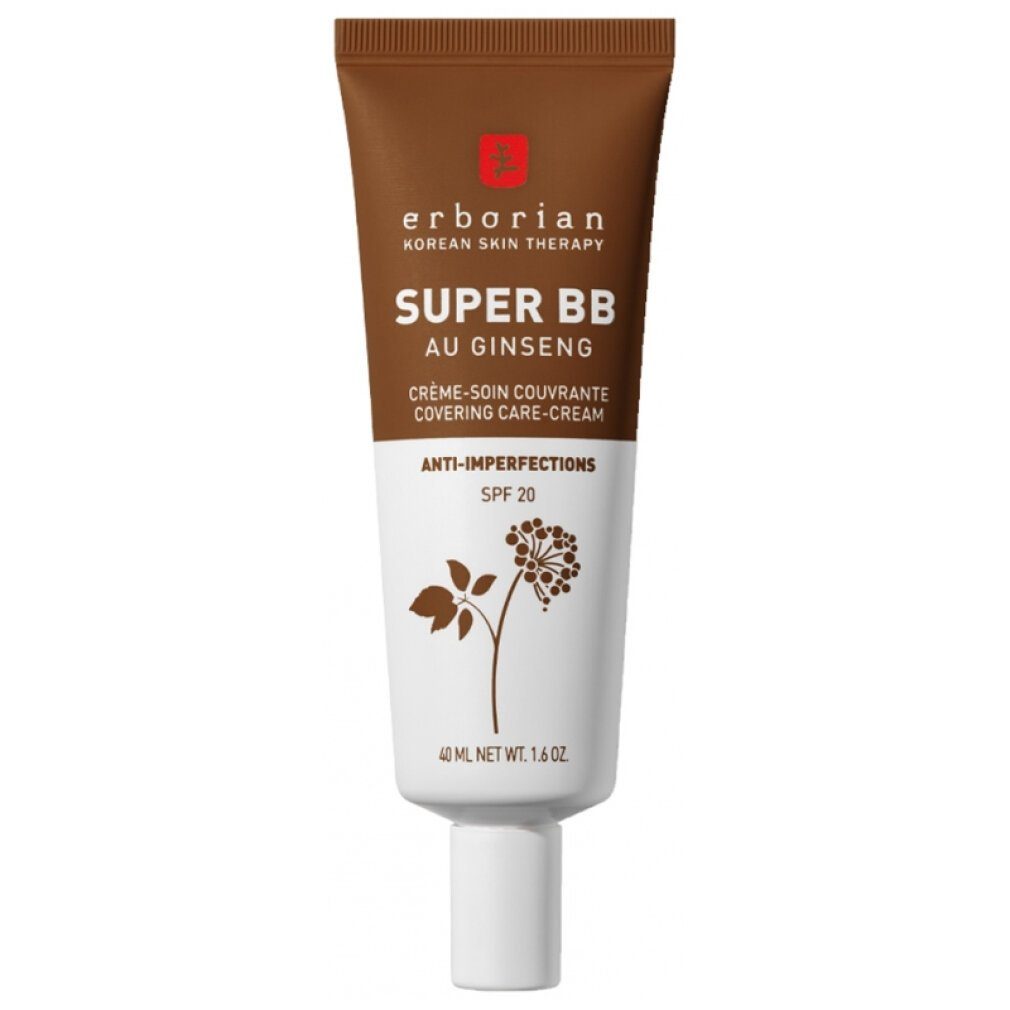 Erborian Getönte Gesichtscreme Super BB with Ginseng Chocolat 40ml