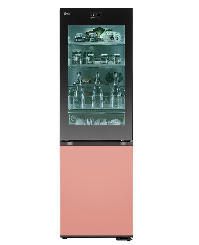 LG Kühl-/Gefrierkombination GBG719MDNN, 187 cm hoch, 59,5 cm breit, MoodUP Musik und Farbe, Bluetooth, Total No Frost, InstaView