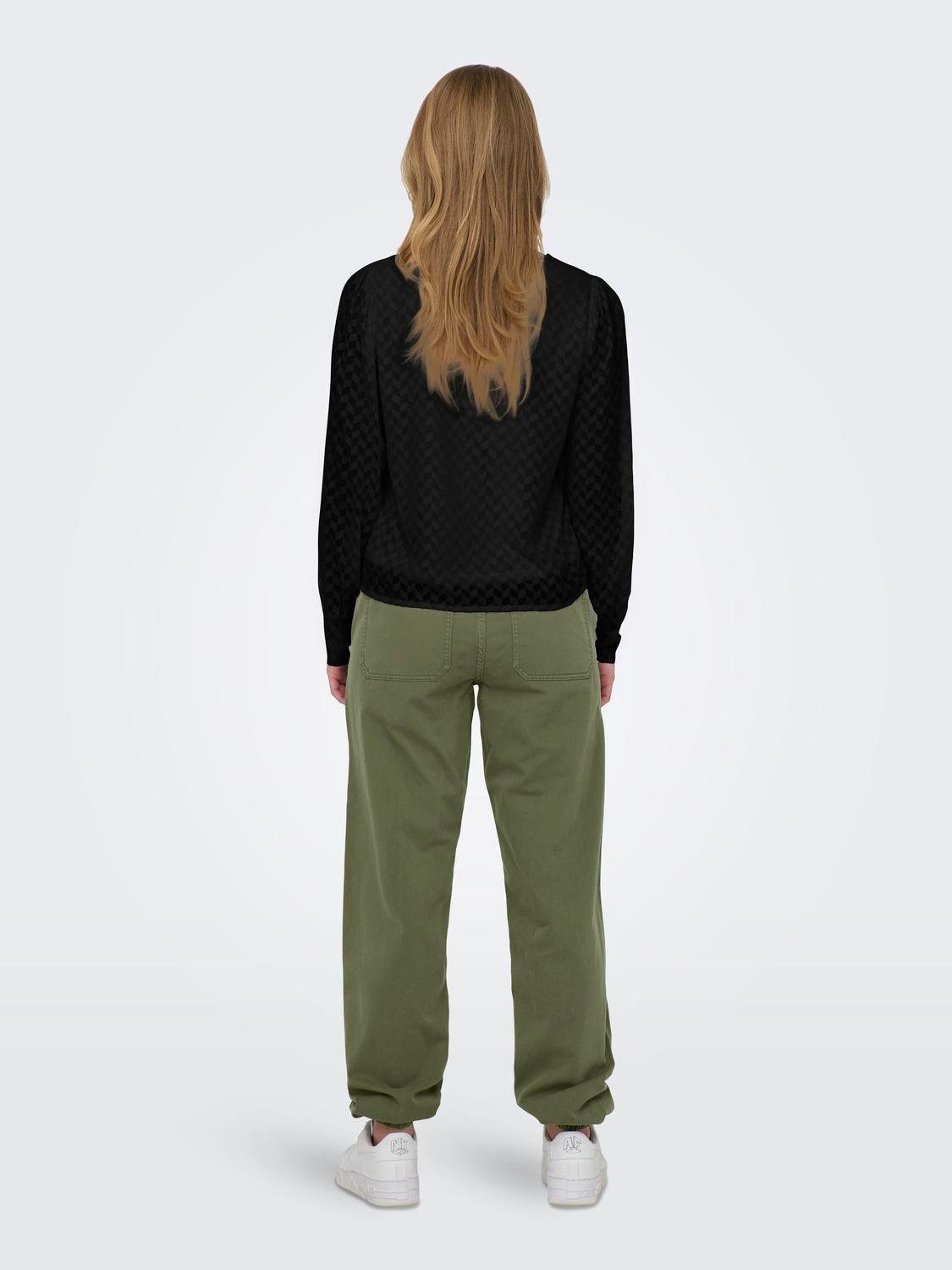 ONLY Blusenshirt ONLEMMERY LS V-NECK TOP günstig online kaufen