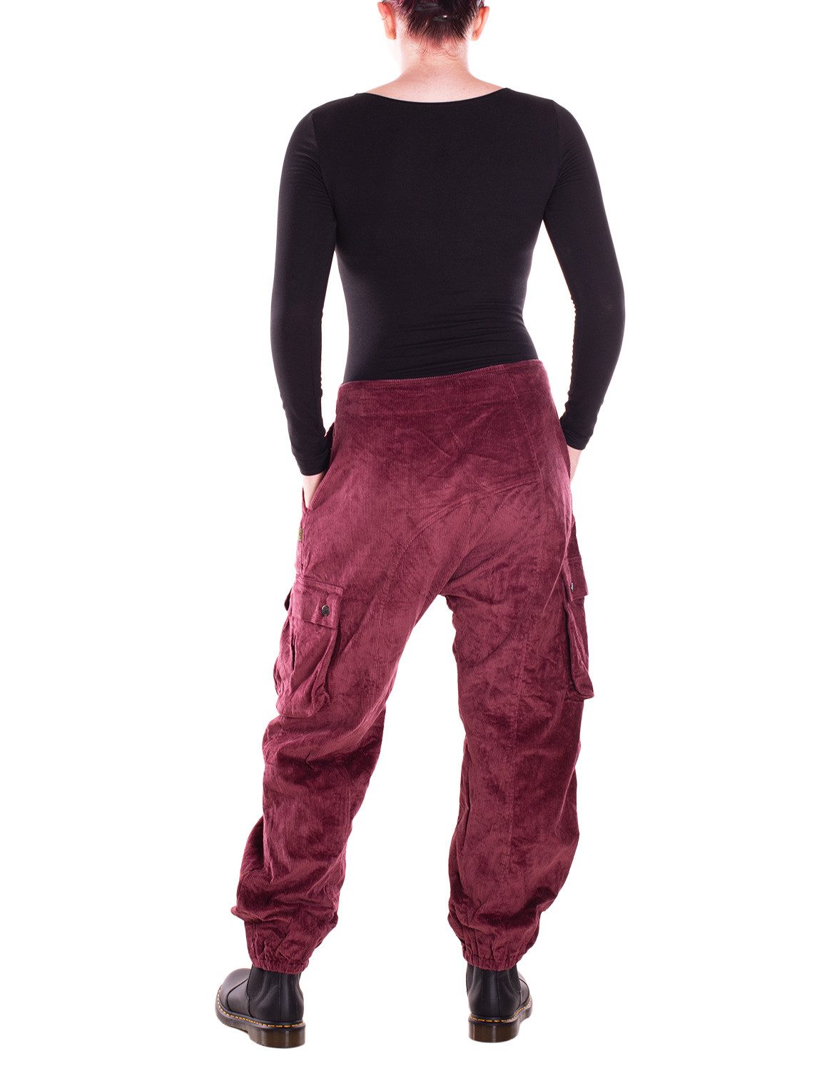 Vishes Cordhose Vishes Cordhose Haremshose warm mit Band und Knöpfe Ethno, günstig online kaufen