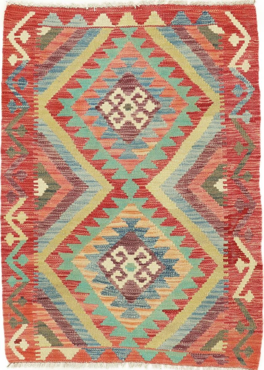 Orientteppich Kelim Afghan Heritage 84x116 Handgewebter Moderner Orientteppich, Nain Trading, rechteckig, Höhe: 3 mm