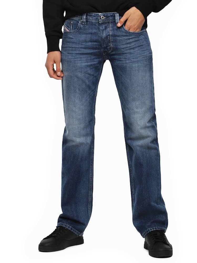 Diesel Regular-fit-Jeans Straight Hose Mittel Blau - Extra Lang - Larkee  008XR online kaufen | OTTO
