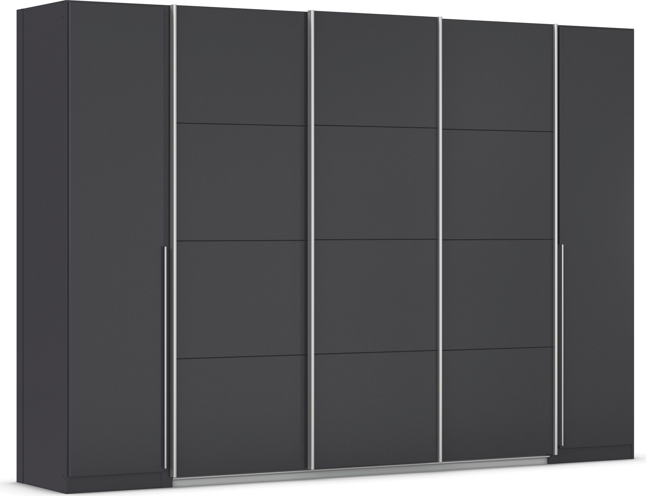 OTTO home Schwebetürenschrank Dreh-/Schwebetürenschrank Kleiderschrank Familie, OTTOs Choice Agordo (im angesagten Mix aus Dreh- und Schwebetüren) B/H/T 301x210X62cm viele Farben verfügbar TOPSELLER Made in GERMANY