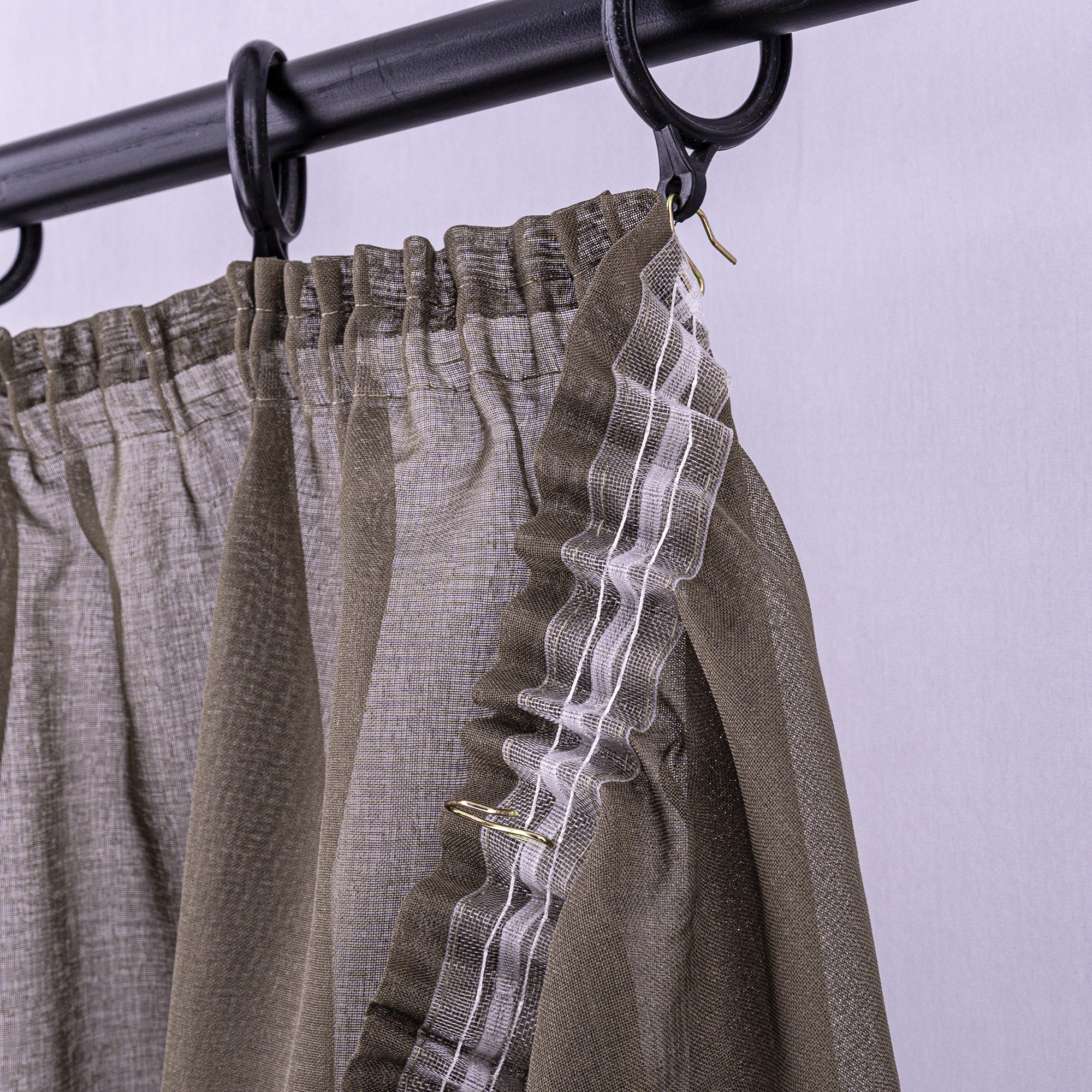 Brilliant Gardine / Transparent / Kräuselband günstig online kaufen