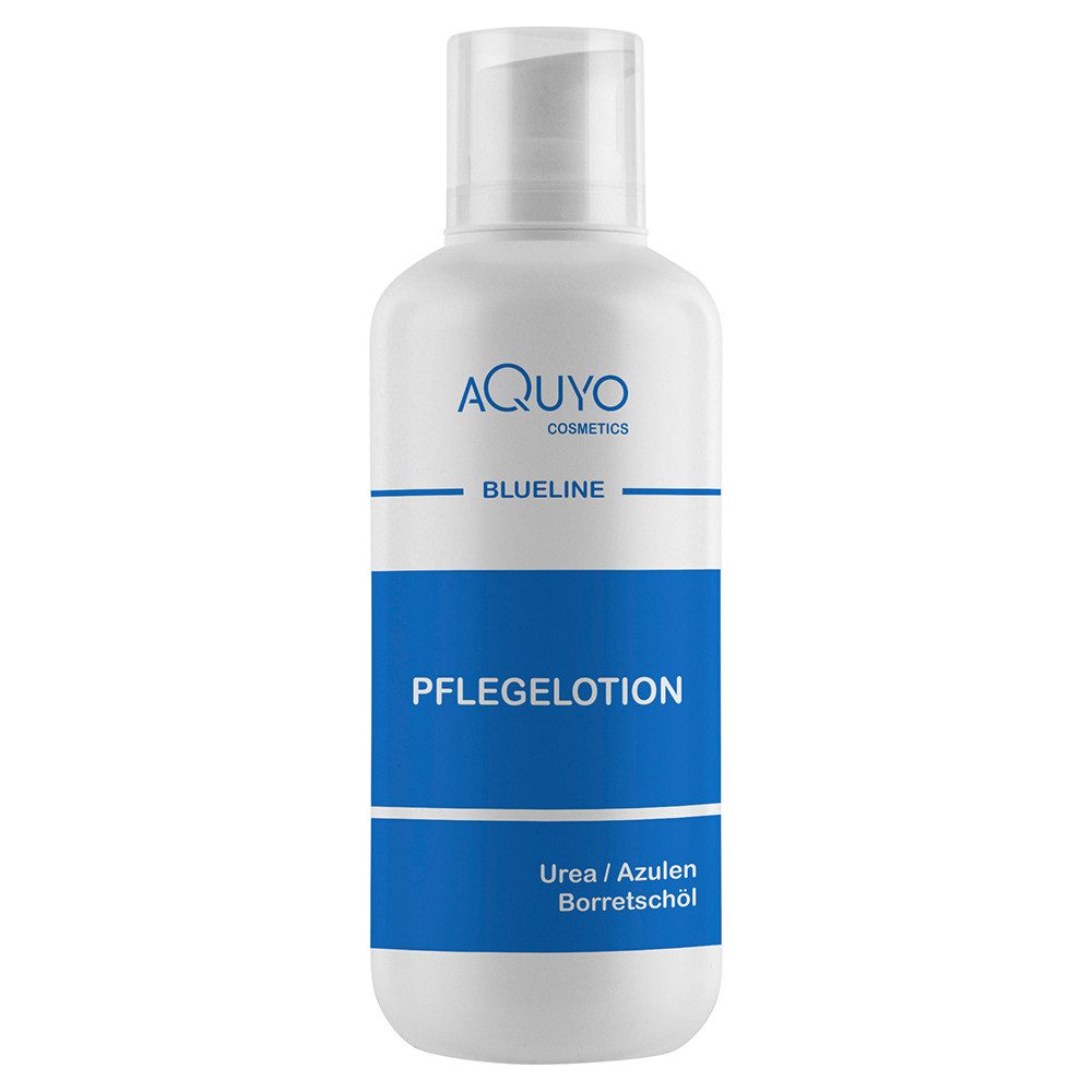 AQUYO Cosmetics Körperlotion Blueline Creme Lotion bei Hautpilz, Fußpilz, Ekzem oder Neurodermitis