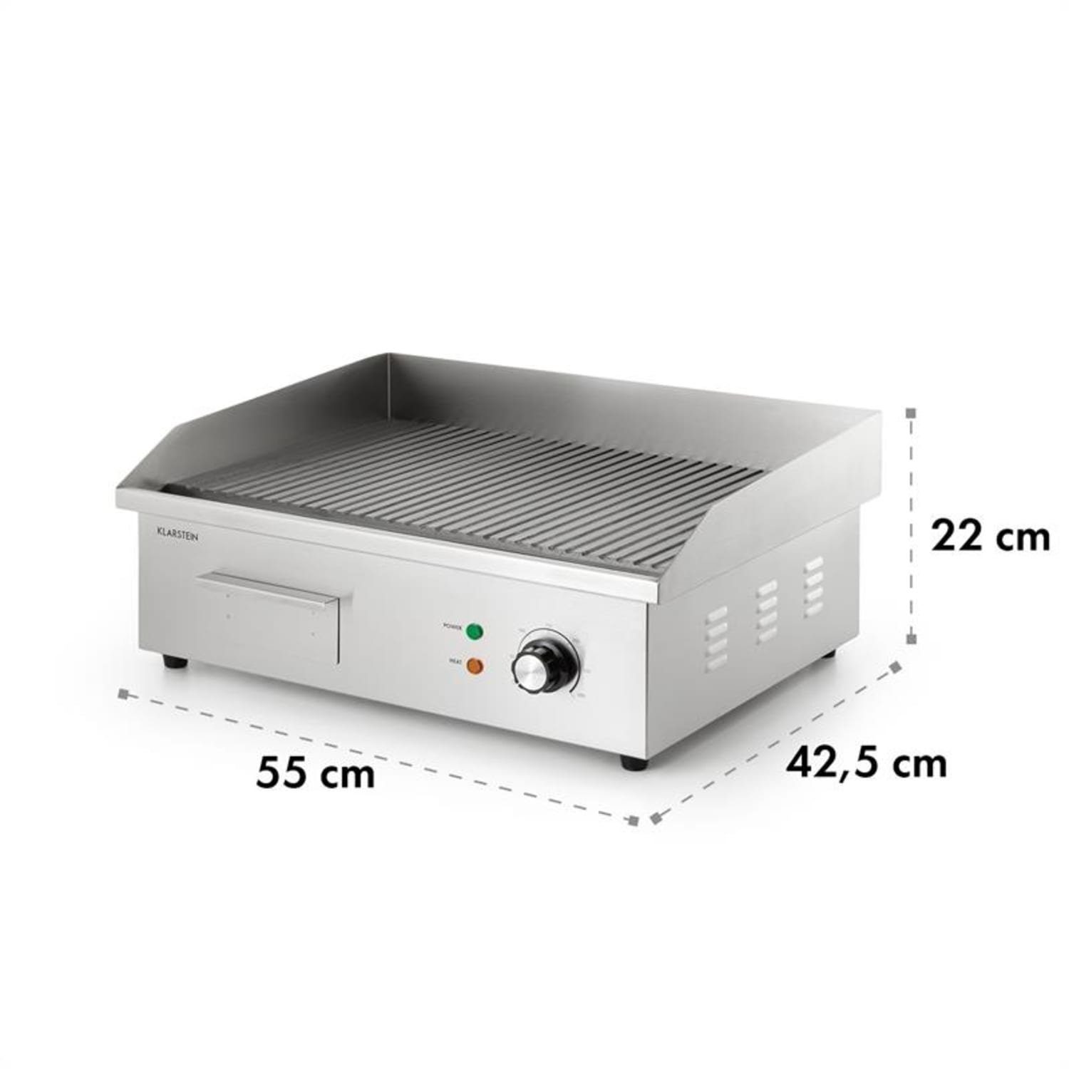 Klarstein Kontaktgrill Grillmeile 3000R, 3000 W