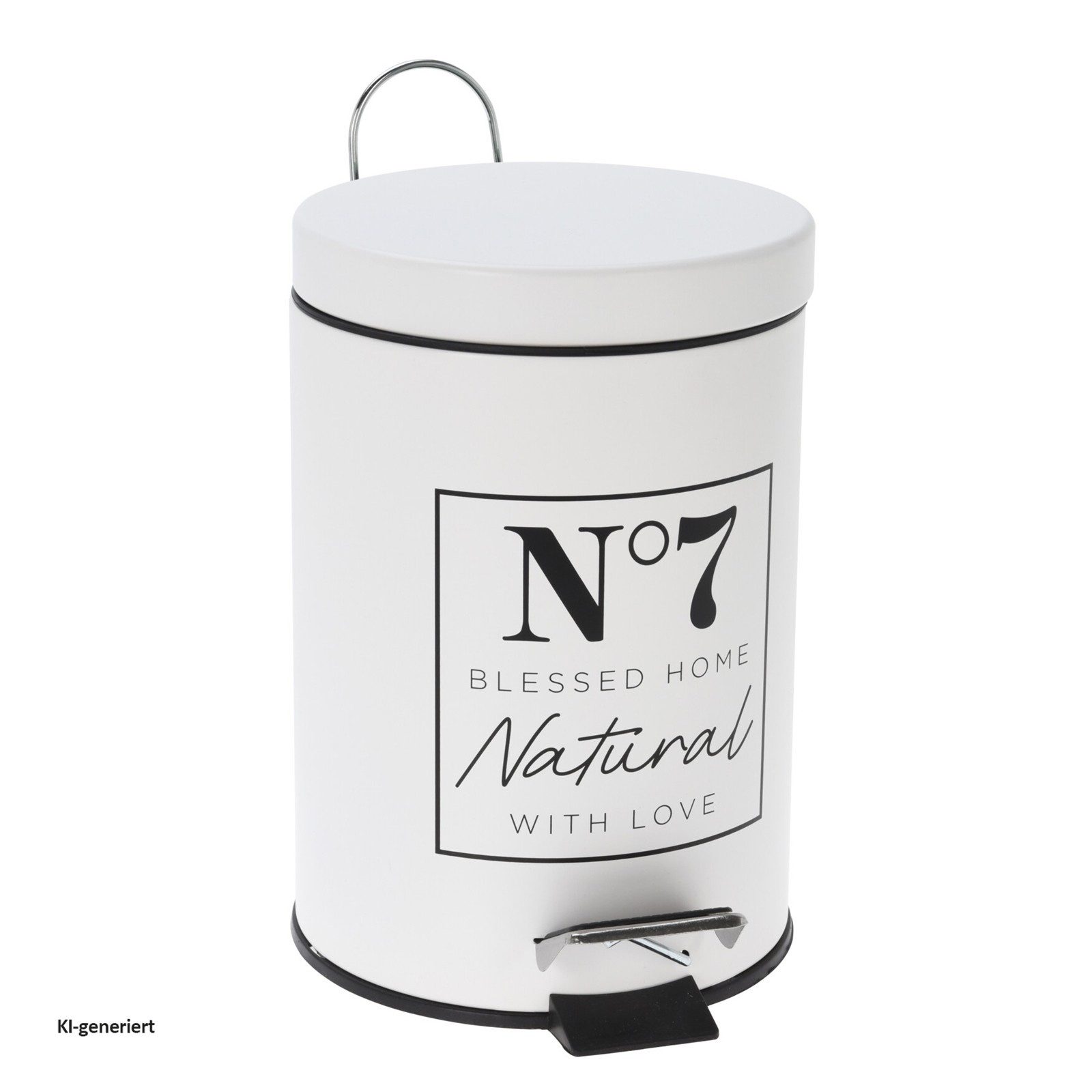 HTI-Living Kosmetikeimer Kosmetikeimer 3 Liter Mülleimer, Treteimer
