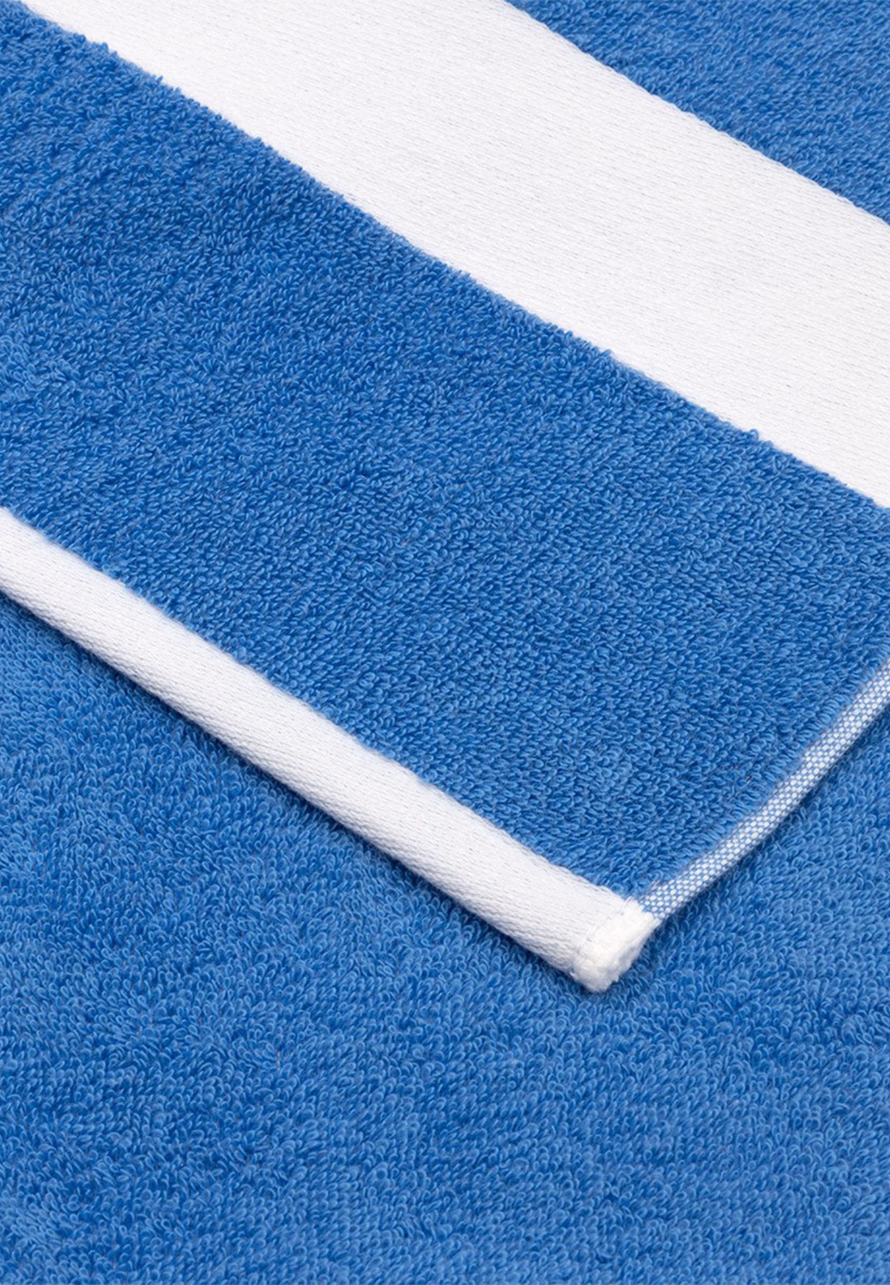 Lacoste Duschtuch LCASUAL, Frottier (1-St), mit Label-Applikationen und Bordüre