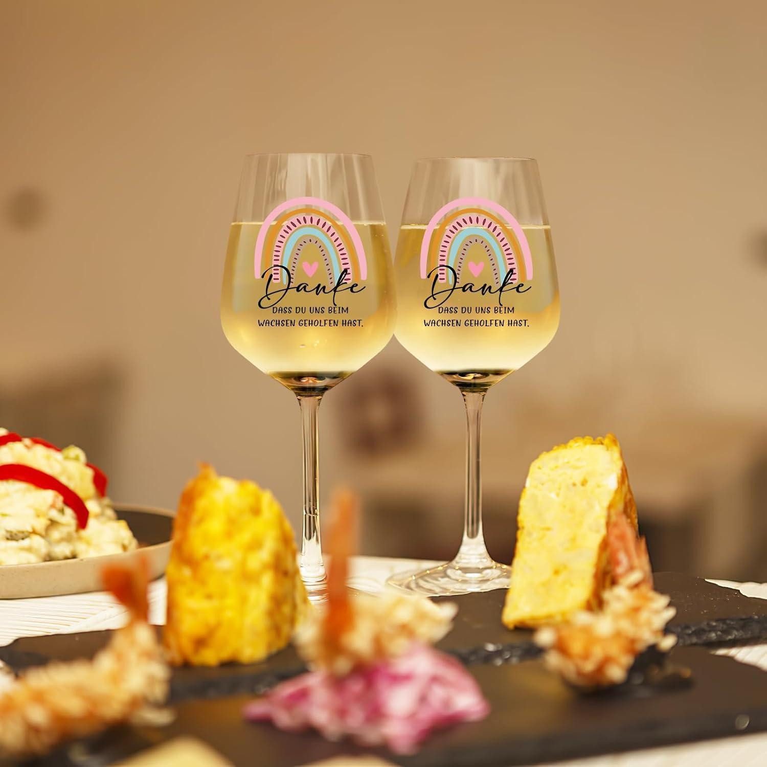 LuxusKollektion Weinglas Weingläser für Paare Hochzeitsgeschenke personalisiert