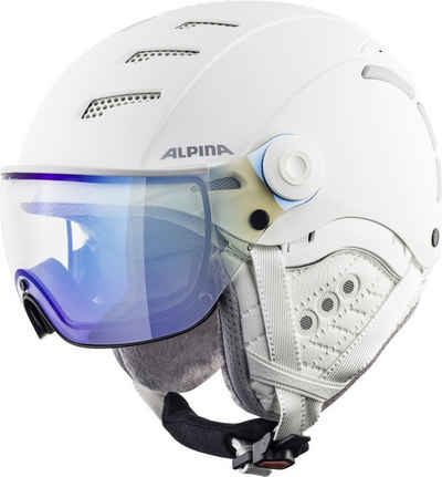 Alpina Sports Skihelm Alpina Jump 2.0 VM Visier Skihelm Snowboardhelm white matt