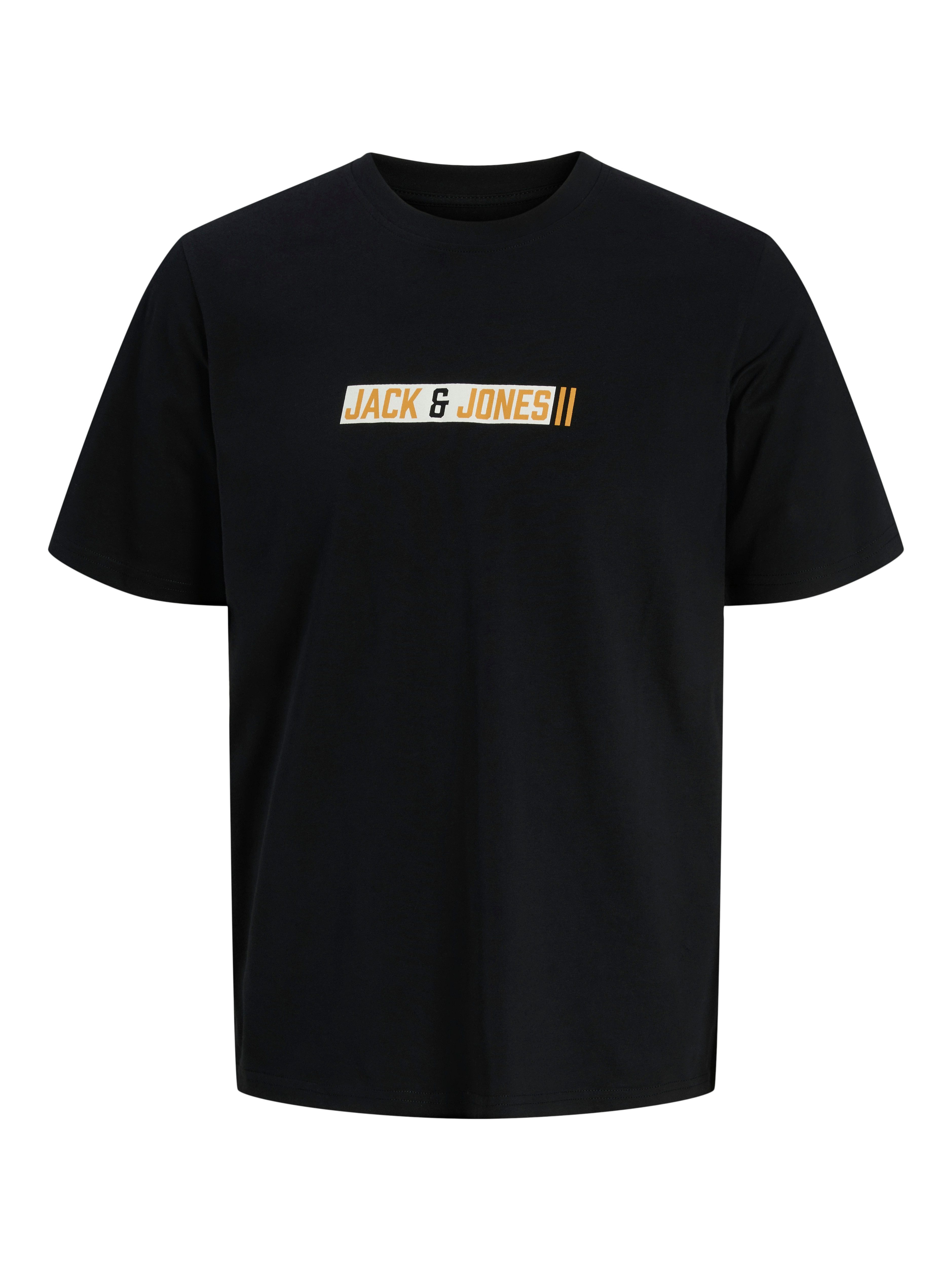 Jack & Jones PlusSize Rundhalsshirt JJMUNK TEE SS CREW NECK SN PLS Baumwolle, normal geschnitten