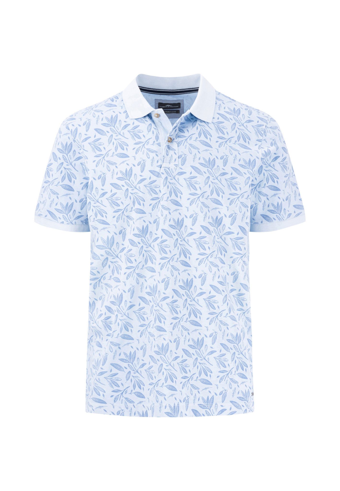 FYNCH-HATTON Poloshirt Polo, sunfaded, AOP