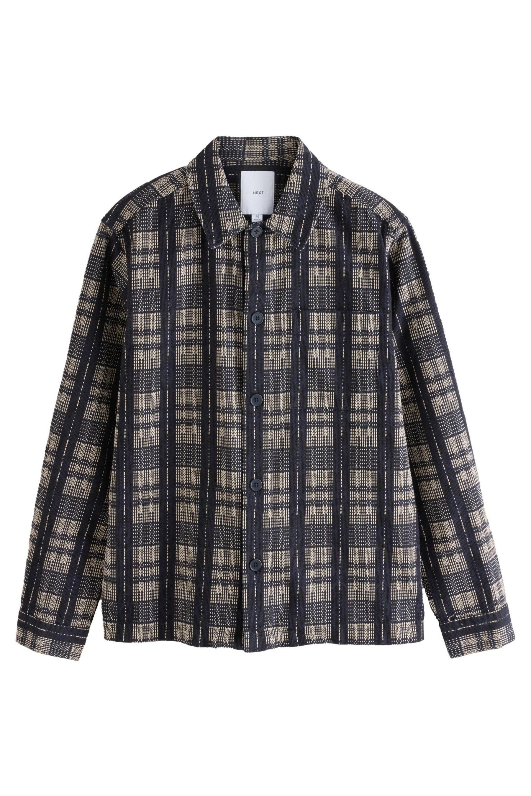 Hemdjacke Strukturierte Hemdjacke