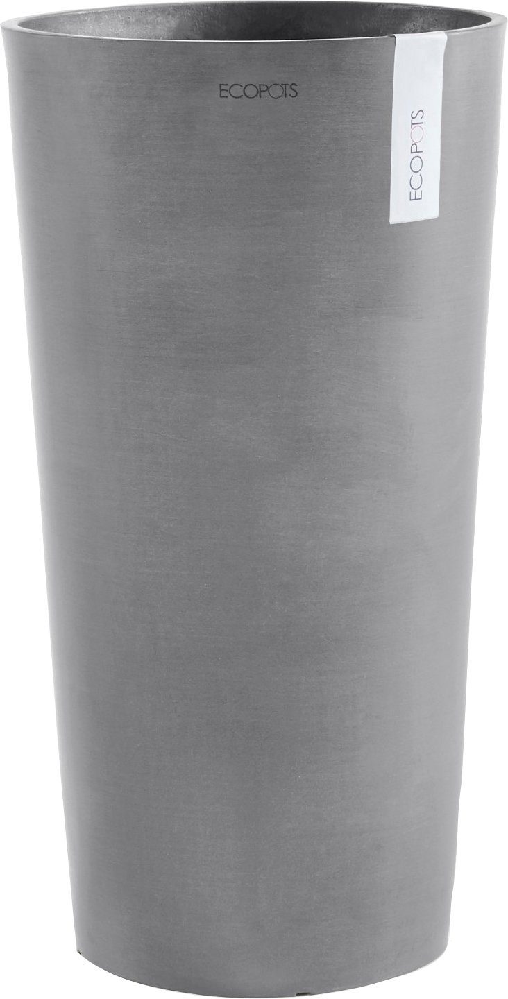 titanisch cm Grey, HIGH AMSTERDAM 41x41x76 BxTxH: Blumentopf ECOPOTS