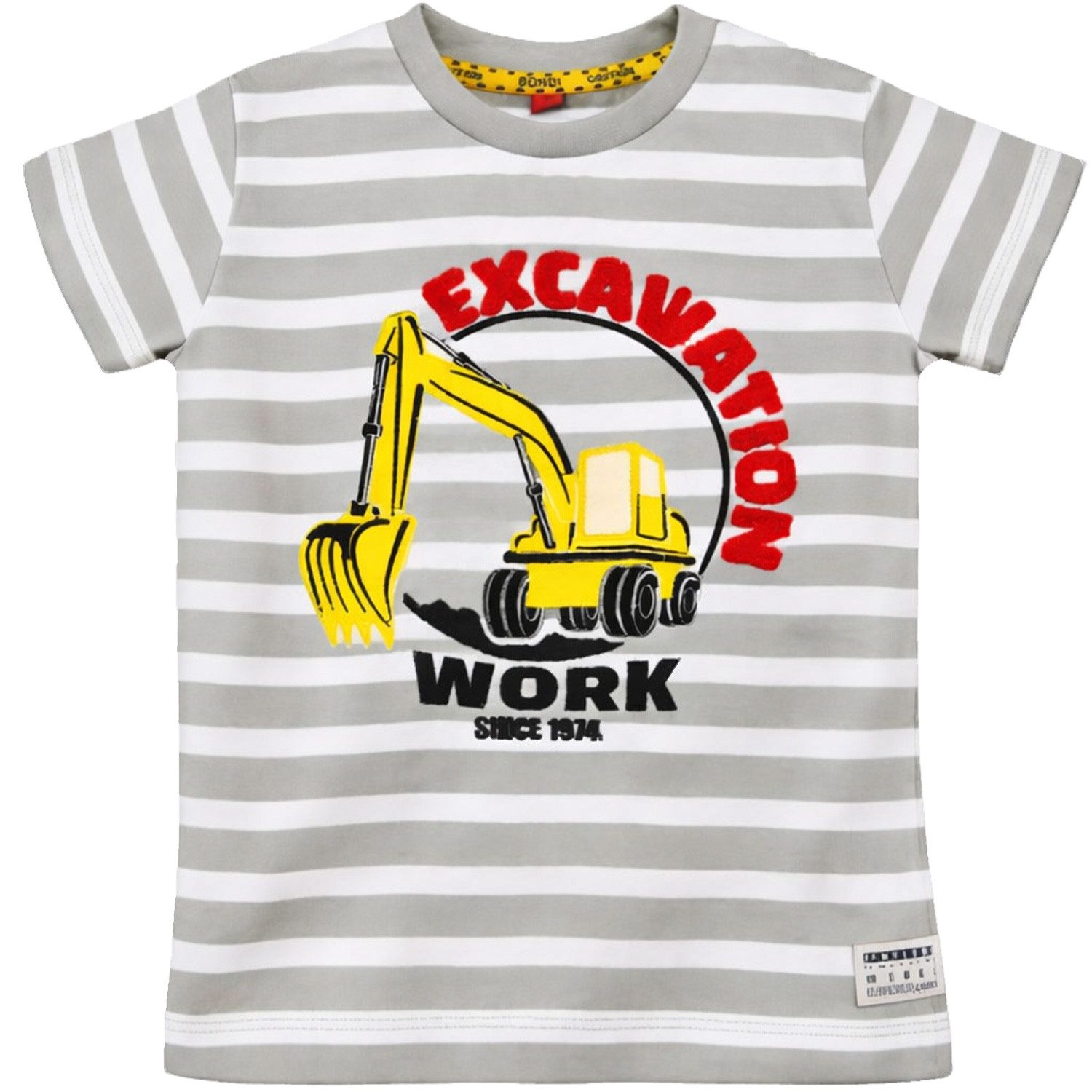 BONDI T-Shirt BONDI Jungen T-Shirt 'Bagger' 33181, Stone stripe