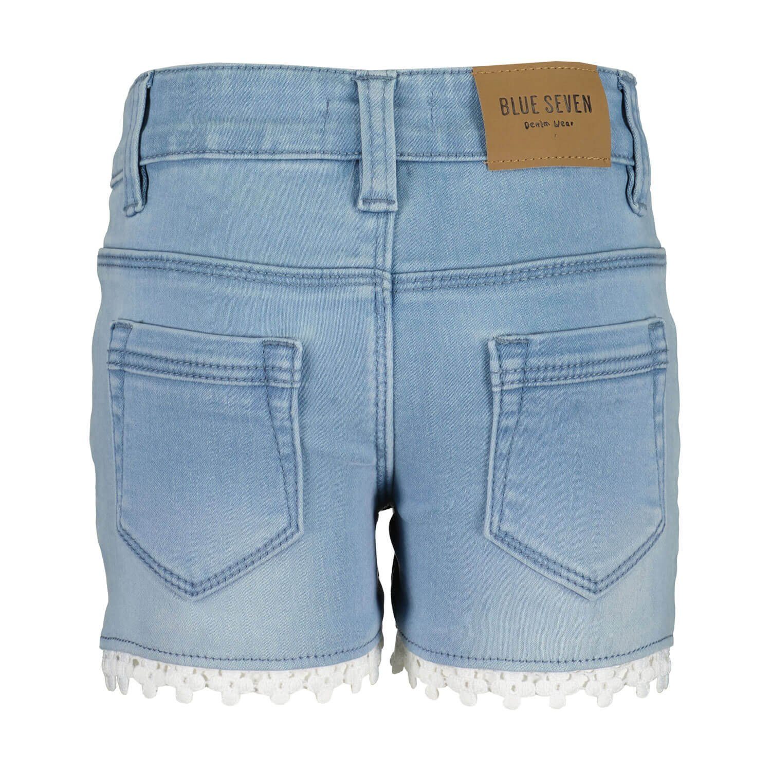 Blue Seven weißer Hose Mädchen Jog mit Shorts Spitze 5-Pocket-Stil Kurze Jeans - Bermudas
