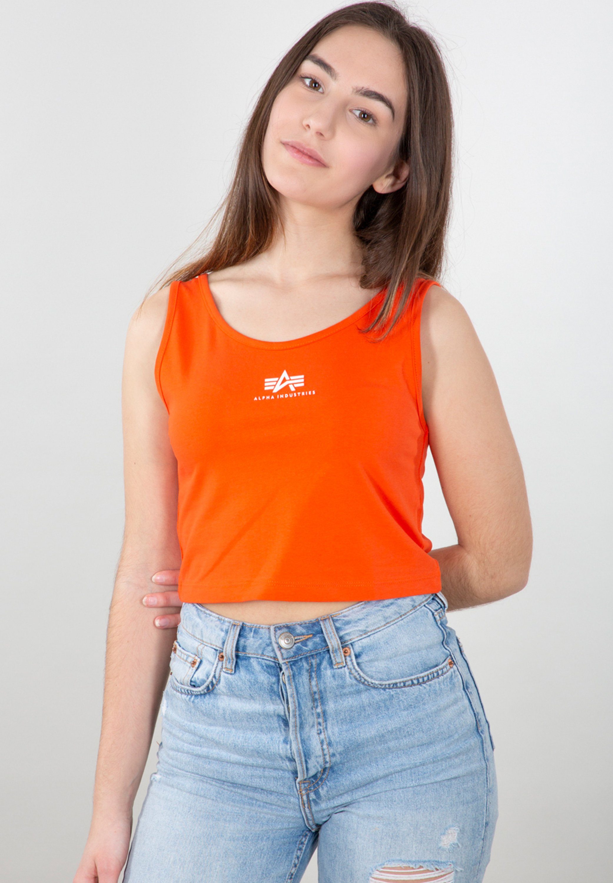 Alpha Industries Muskelshirt Basic Crop-Tank SL Women