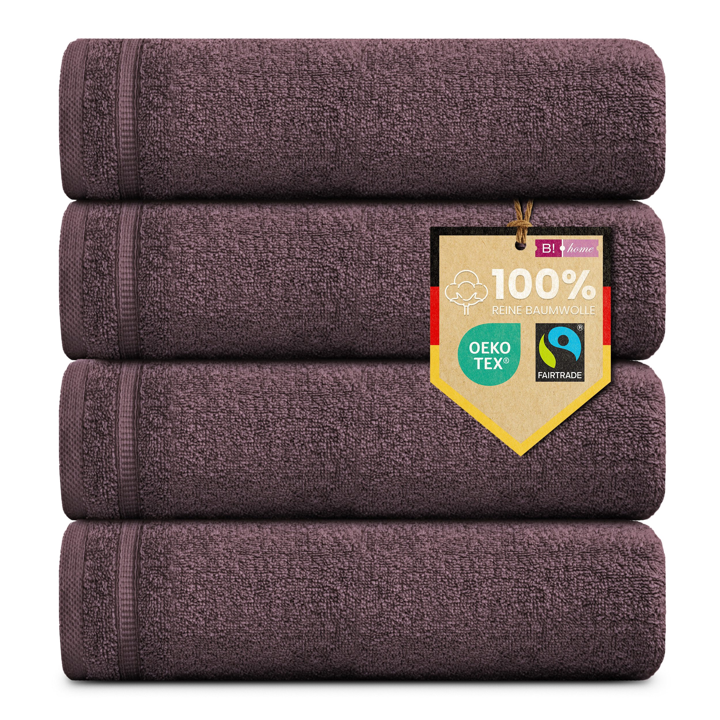 B!HOME Handtücher Set Saunatücher, Duschtücher, Gästehandtücher 100% Baumwo günstig online kaufen