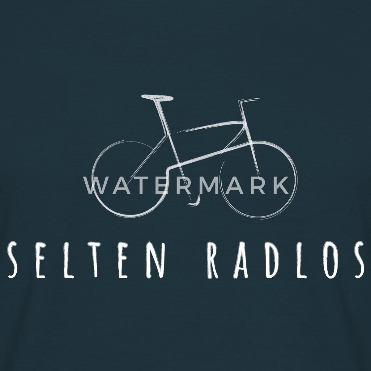 Spreadshirt T-Shirt Fahrrad Geschenk Selten Radlos günstig online kaufen