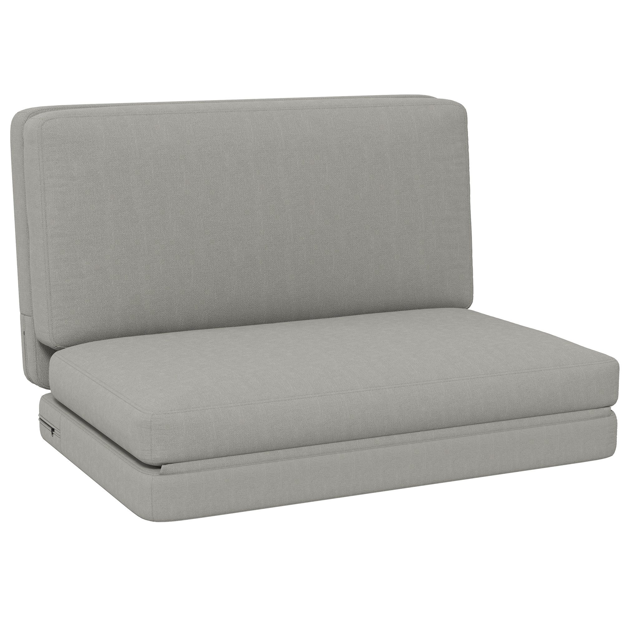 HOMCOM Sitzkissen 3-in-1 Klappbar Schlafsofa mit günstig online kaufen