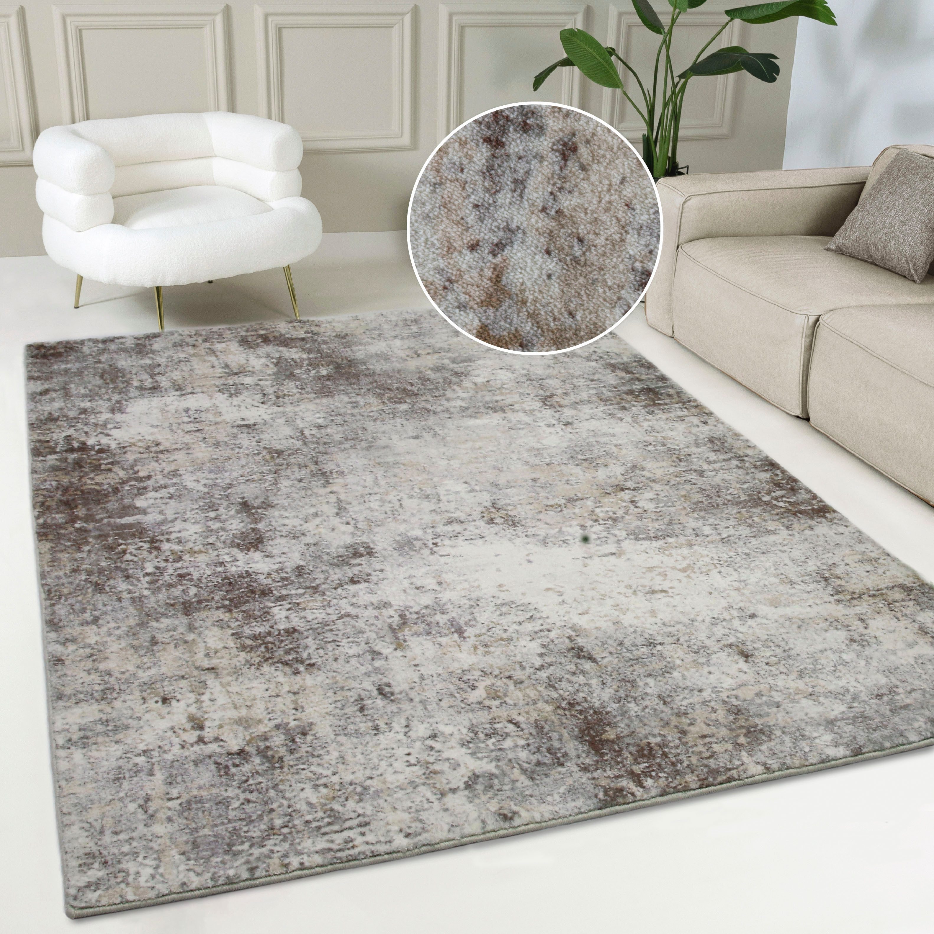 my home Teppich Omar mehrfarbig, Druckteppich, bedruckt, rechteckig, Höhe: günstig online kaufen