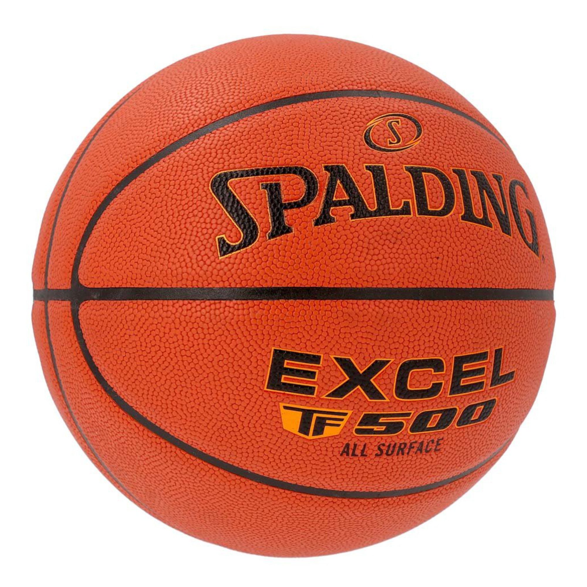 Spalding Basketball Excel TF-500 Composite Indoor/Outdoor Basketball Orange