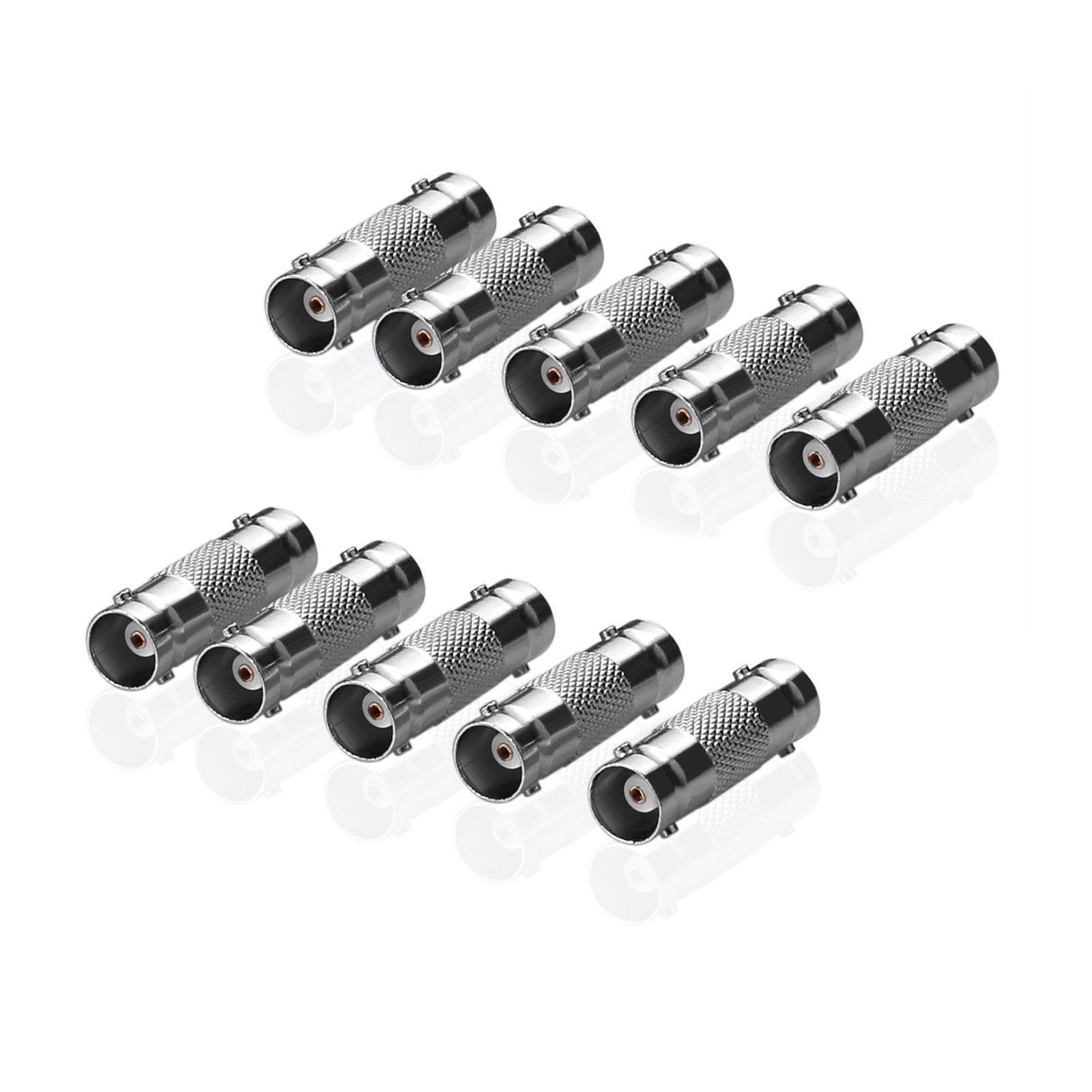 euroharry BNC Verbinder - Adapter BNC Buchse auf BNC Buchse Audio- & Video-Adapter