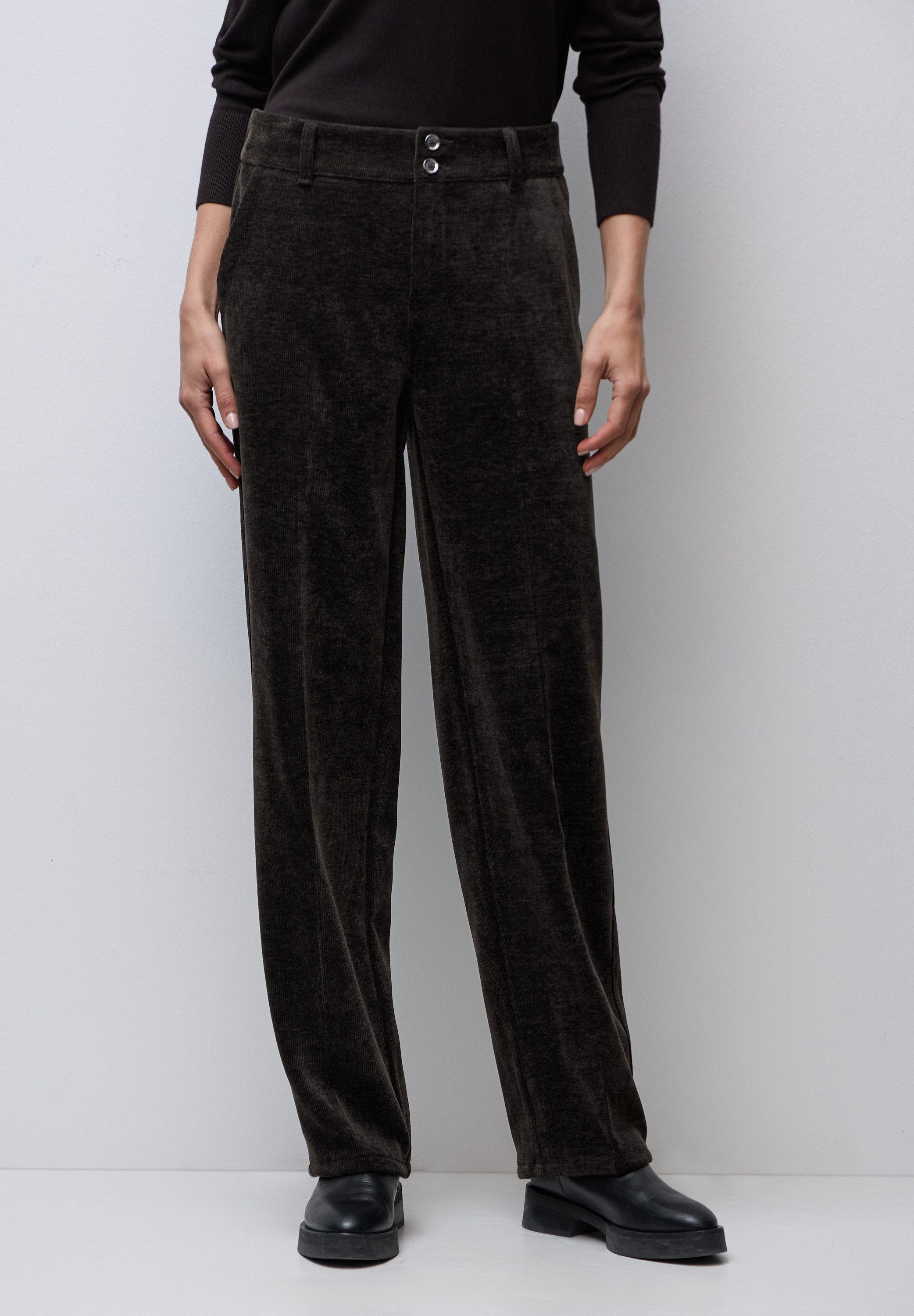 STREET ONE Cordhose High Waist günstig online kaufen