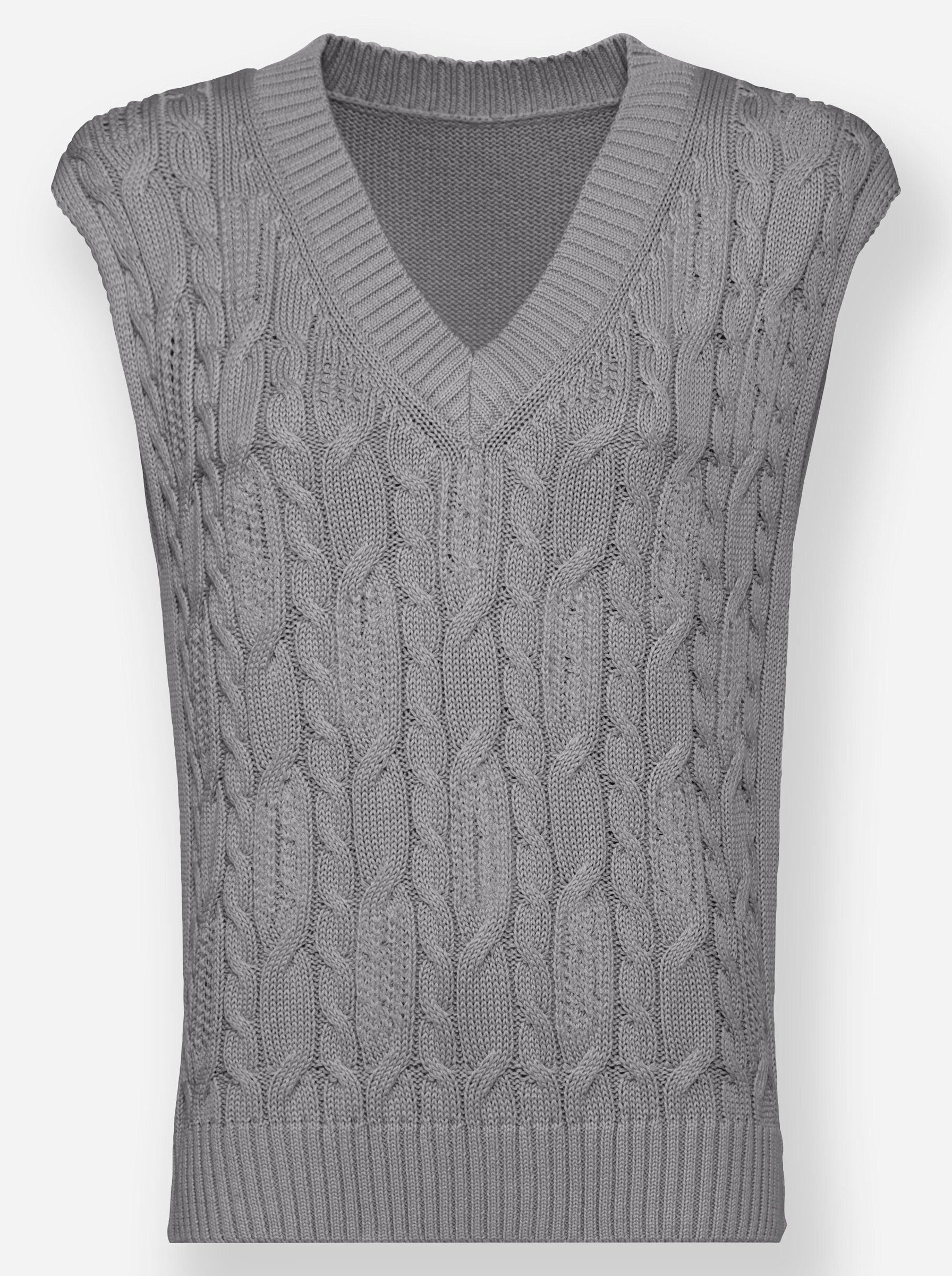 Witt Pullunder Pullunder Überschnittener Arm Mustermix gestrickt