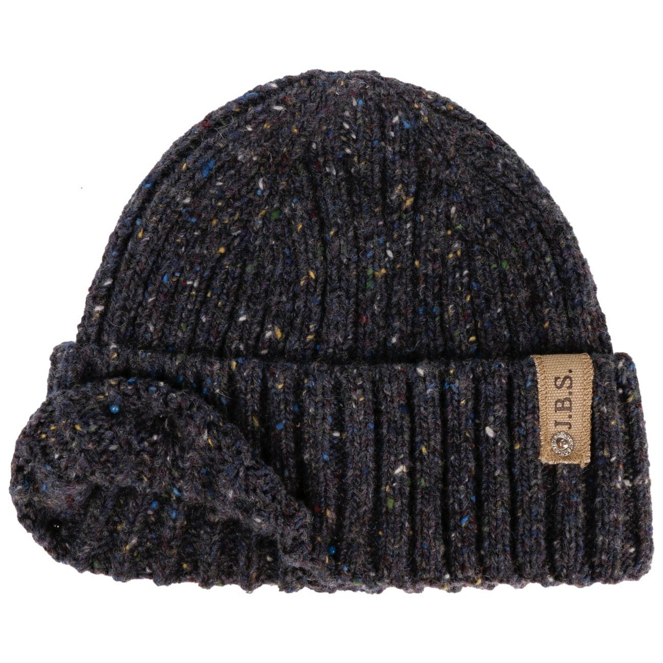 Stetson Beanie in Italy Umschlagmütze (1-St) Made dunkelblau mit Umschlag